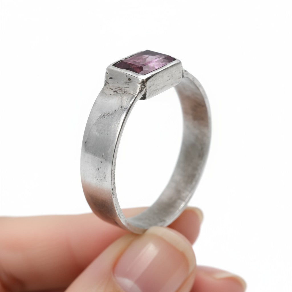 The Whisper of Dawn, Pink Tourmaline Ring.