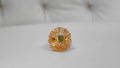 0.4 Carat Umba Green Sapphire Ring.