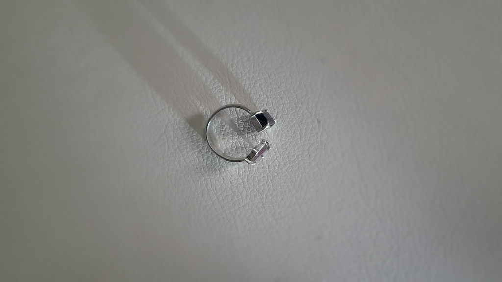 Watermelon and Indicolite Tourmaline Ring