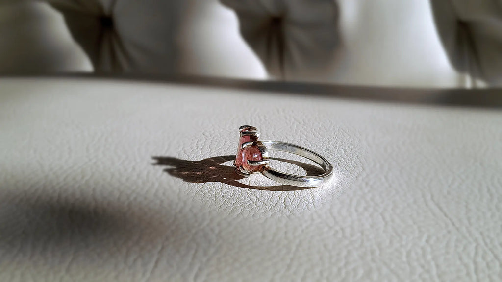 Pink Tourmaline Ring – Unique Family Bond by Beech Wylde