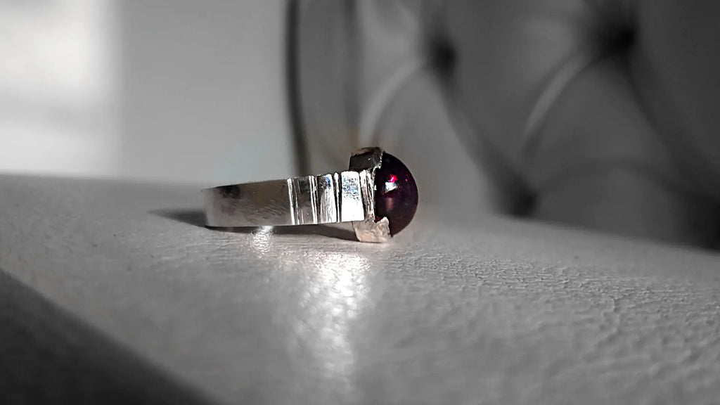 Rare Red Fire Black Opal — Collector Gem by Beech Wylde