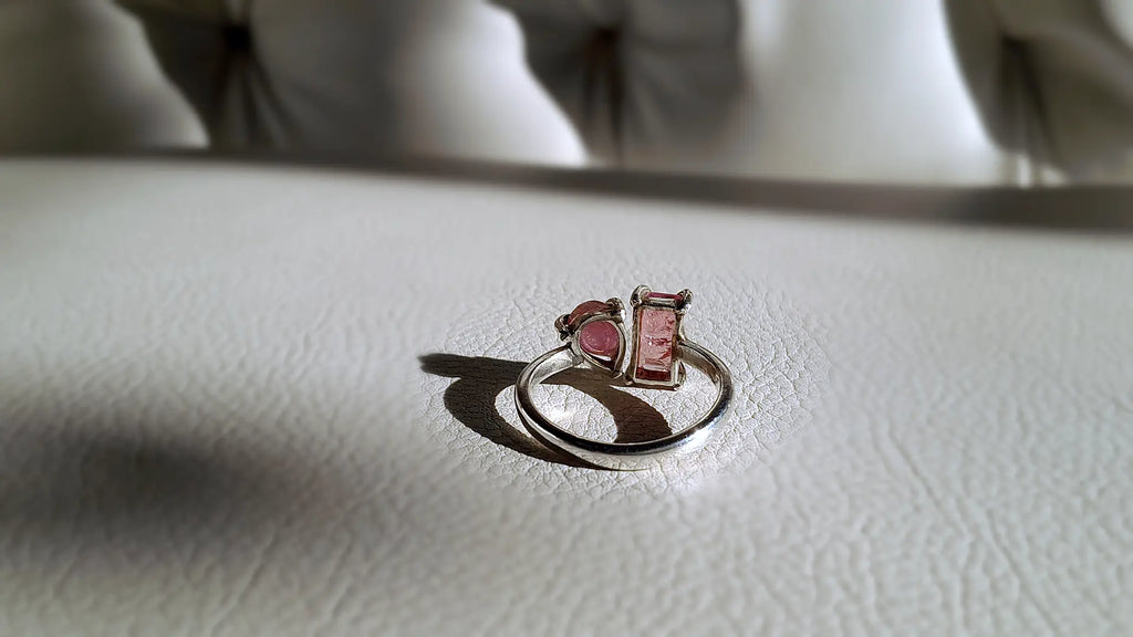 Pink Tourmaline Ring – Unique Family Bond by Beech Wylde