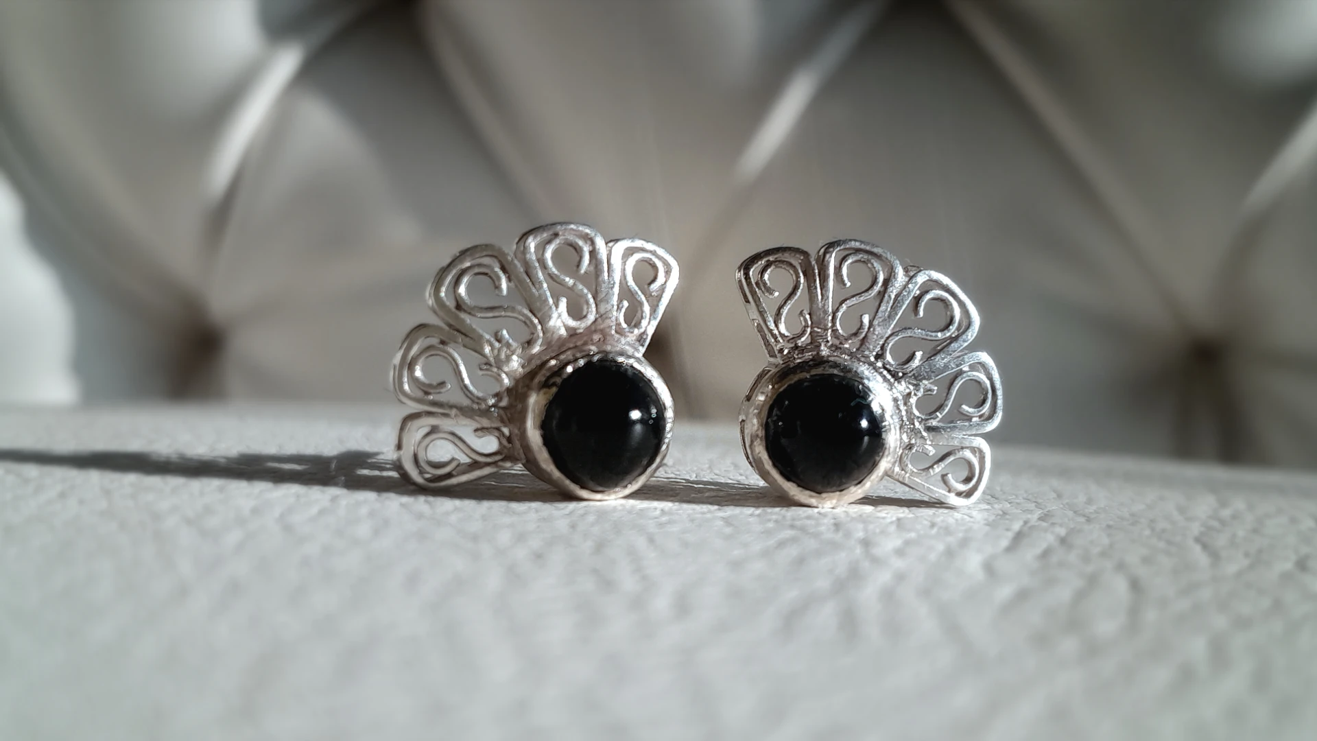 Dark Indicolite Tourmaline Stud Earrings – by Beech Wylde