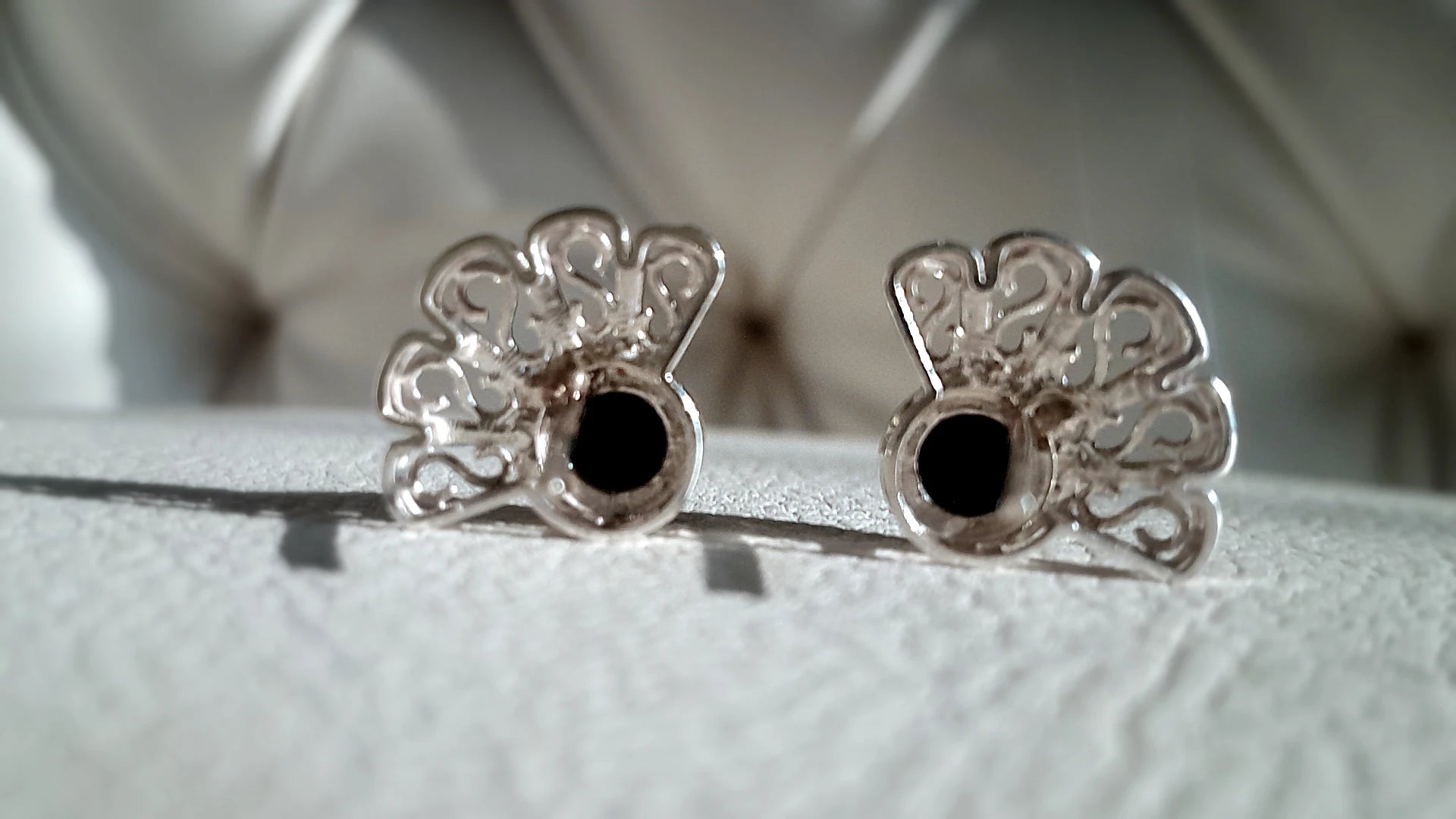 Dark Indicolite Tourmaline Stud Earrings – by Beech Wylde