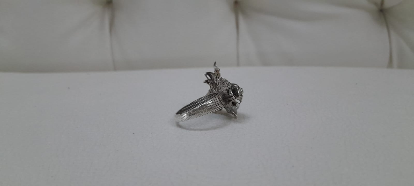 Floral Silver Ring