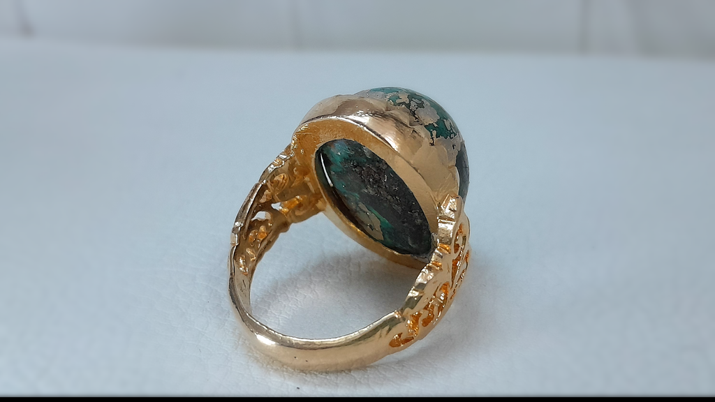 57 Carat Natural Turquoise Ring.