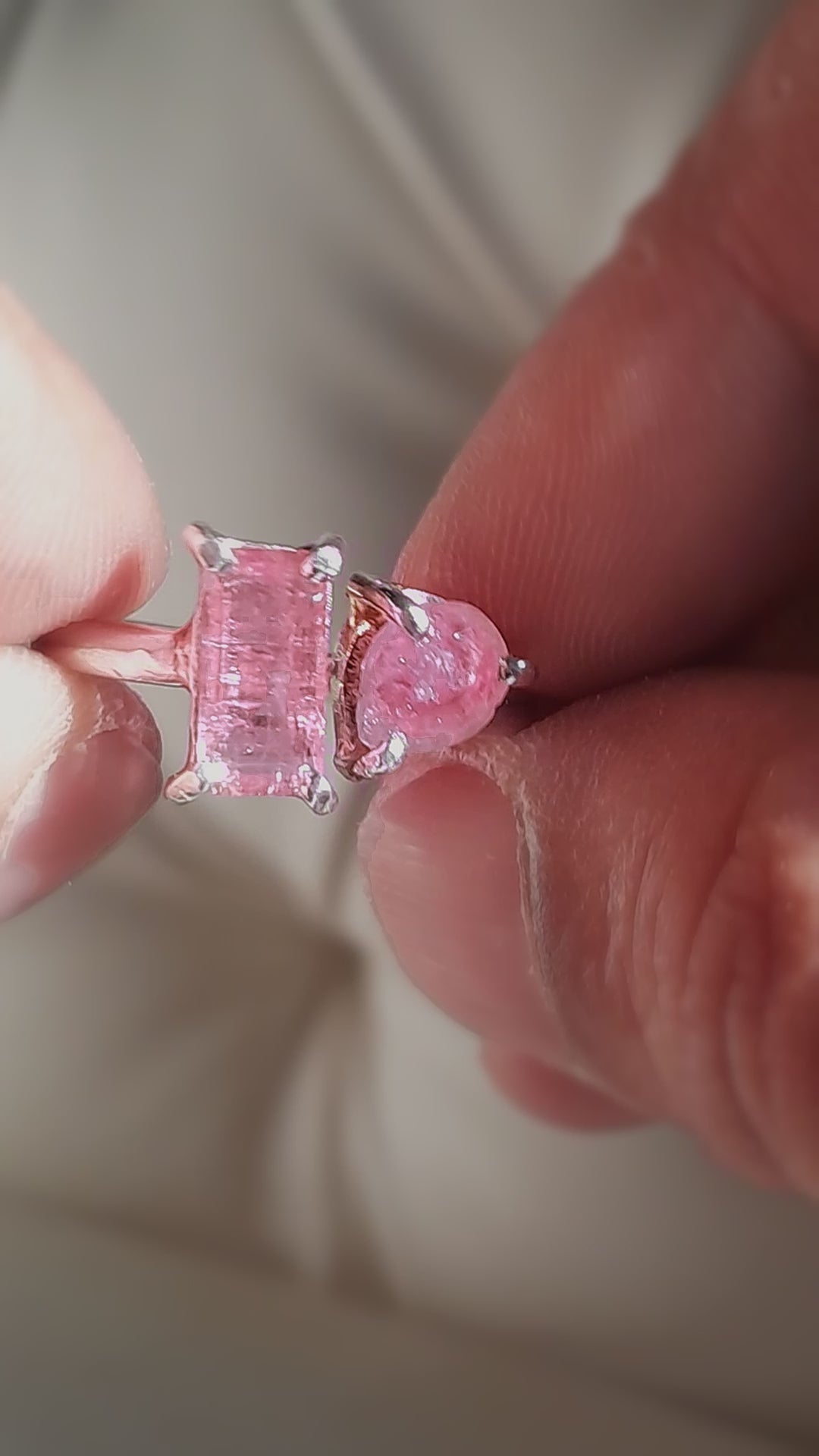 Pink Tourmaline Ring – Unique Family Bond by Beech Wylde